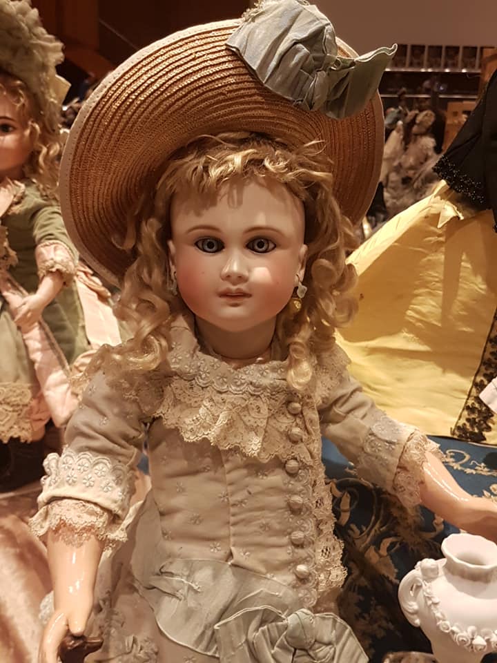bambole, panno, brand 1, francesi, medie dimensioni, epoca 1900