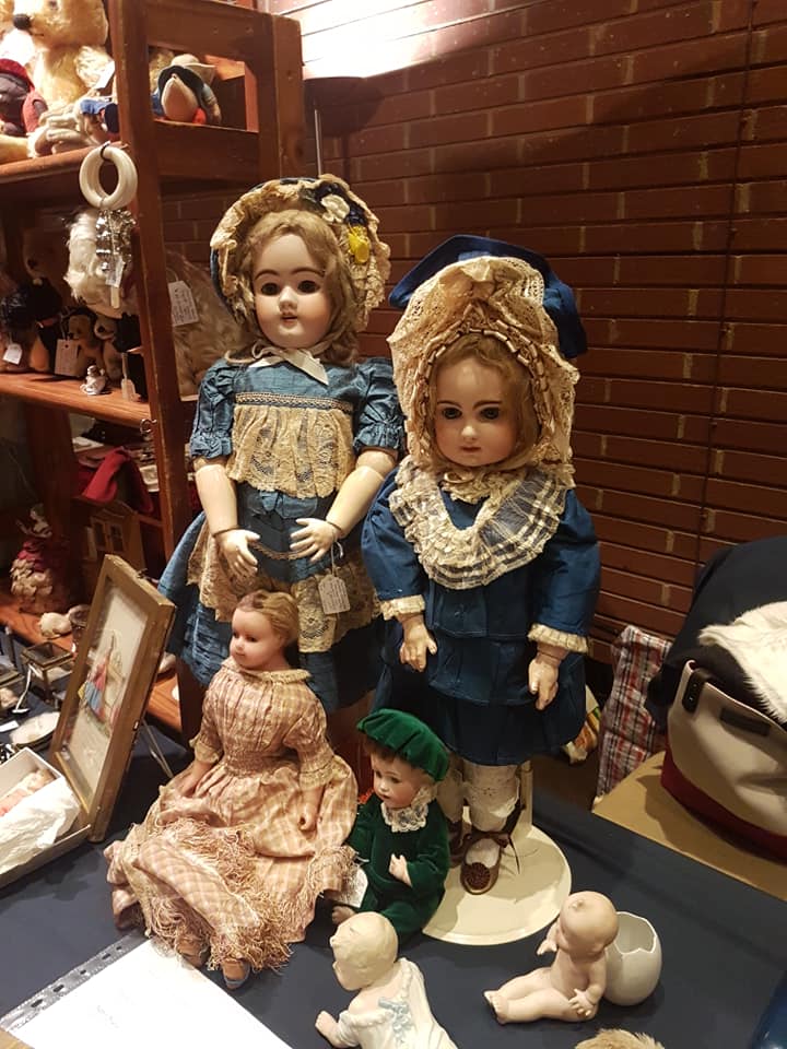 bambole, cartapesta, brand 2, italiane, grandi dimensioni, epoca 1900